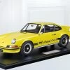 1/8 Minichamps 1972 Porsche 911 Carrera RS 2.7 Lightweight Construction (Yellow With Black Stripe) Resin Car Model Limited 99 Pieces
