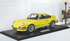 1/8 Minichamps 1972 Porsche 911 Carrera RS 2.7 Lightweight Construction (Yellow) Resin Car Model Limited 99 Pieces