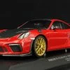1/18 Minichamps 2019 Porsche 911 (991.2) GT3 RS Weissach Package (Guards Red With Golden Rims) Car Model Limited 111 Pieces