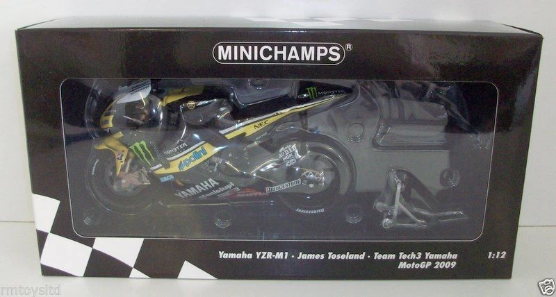 MINICHAMPS 1/12 - 122 093052 YAMAHA YZR-M1 TECH-3 JAMES TOSELAND MOTO GP 2009 - Image 3