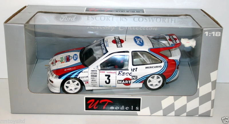 UT MODELS 1/18 - 39550 FORD ESCORT RS COSWORTH MILLE MIGLIA 1000 1995 MARTINI - Image 2