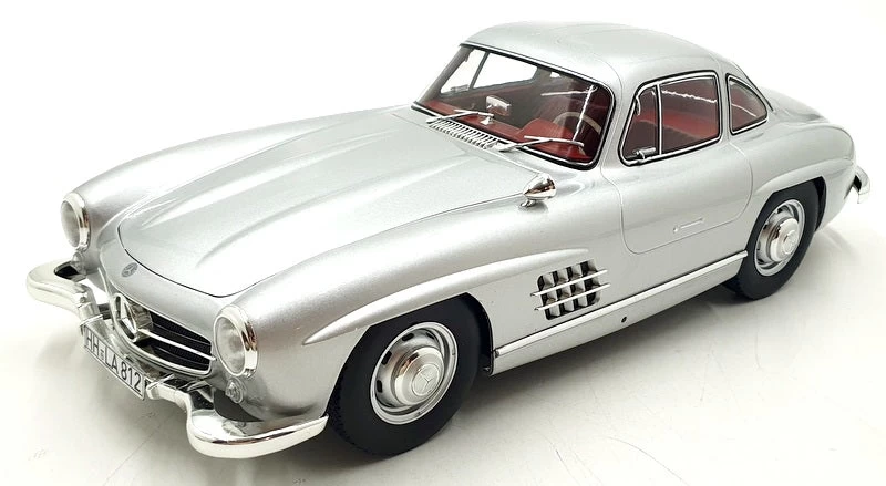 Norev 1/12 Scale Diecast Model 123850 - Mercedes-Benz 300 SL 1954 - Silver