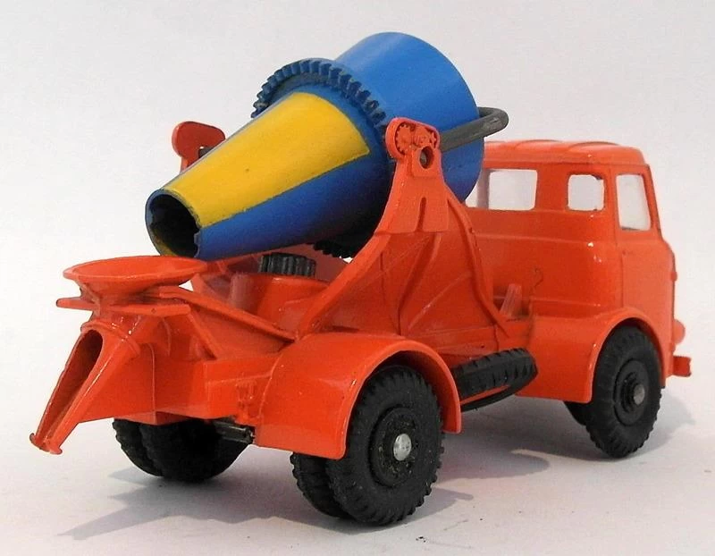 Vintage Dinky 960 - Lorry Mounted Concrete Mixer - Orange Black Wheels - Image 4