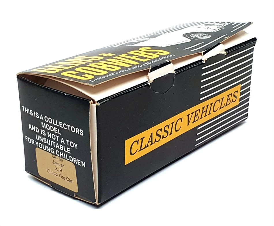 Gems & Cobwebs 1/43 Scale GC35 - Jaguar XJR Chubb Fire Car - Red - Image 5