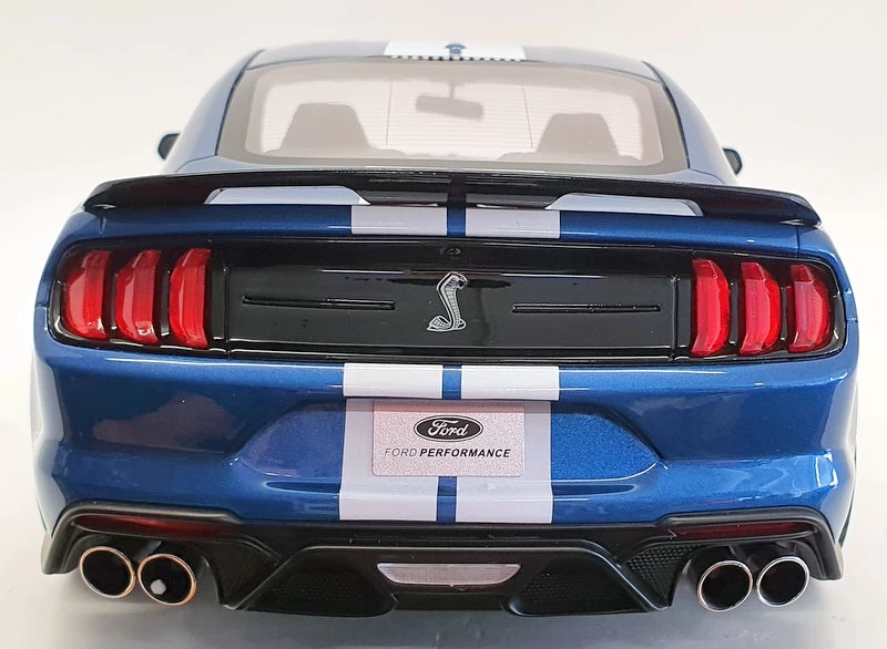 Acme 1/12 Scale Model Car US023 - 2020 Ford Shelby GT500 - Blue - Image 6