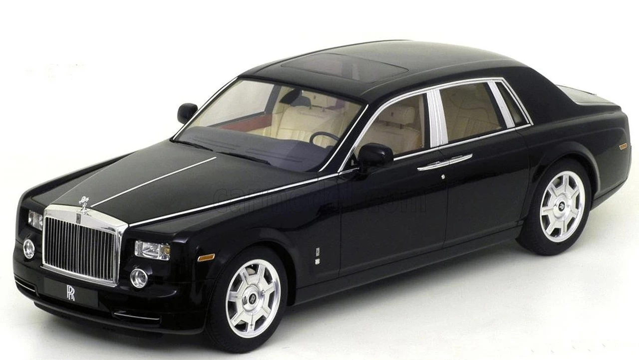 1/8 2010 Rolls Royce Phantom Sedan Diamond Black Resin Car Model