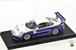 1/43 Porsche Carrera Cup Scandinavia No.70 Porsche 70th Anniversary At Gelleråsen Arena 2018 Stig Blomqvist Model Car By Spark