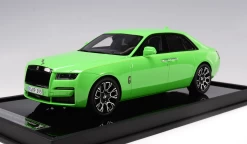 1/18 Dealer Edition Rolls-Royce 2nd Generation Ghost EWB Extended Wheelbase (Lime Rock Green) Resin Car Model Limited 30 Pieces