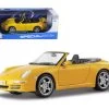 Maisto 1/18 Porsche 911 Type 997 Carrera S Cabriolet (Yellow) Diecast Car Model