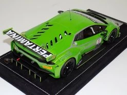 1/18 Looksmart Lamborghini Huracan GT3 #63 (Metallic Green) With Alcantara Base Resin Car Model