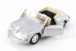 1/24 Welly Porsche 356B Convertible (Silver) Diecast Car Model