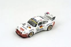 1/43 Porsche 993 Bi-Turbo, No.54, Le Mans 1995 W. Kaufmann - Y. Hane -M. Ligonnet Model Car By Spark