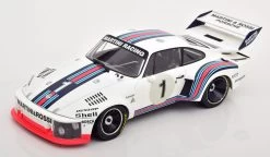 1/18 Norev 1977 Porsche 935 Martini #1 24h Daytona Martini Racing Porsche System Jacky Ickx, Jochen Mass Car Model