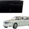 1/18 Kyosho Rolls-Royce Phantom Extended Wheelbase (EWB) (English White W/ Gold Hood) Diecast Car Model