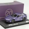 1/43 Dealer Edition Porsche 911 Turbo S China 20th Anniversary Edition (Violet Blue Metallic) Car Model