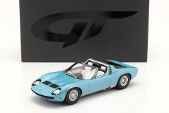 1/18 GT Spirit 1968 Lamborghini Miura Roadster (Light Blue Metallic) Limited Resin Car Model