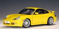 1/18 AUTOart 1999 Porsche 911 Carrera GT3 (996) (Yellow) Diecast Car Model