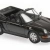 1/43 Minichamps 1990 Porsche 911 Carrera 4 Cabriolet (Black) Car Model