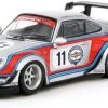 Tarmac Works 1:43 Porsche RWB 993 Rough Rhythm #11 Martini Racing - Silver - Diecast Car Model (Limited Edition)