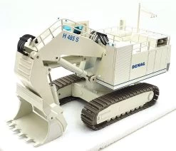 NZG 1/50 Scale Diecast 357 - Demag H485 S Hydraulic Excavator - White