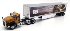 Diecast Masters 1/50 Scale 85666 -CAT CT660 Tractor Day Cab + CAT Mural Trailer