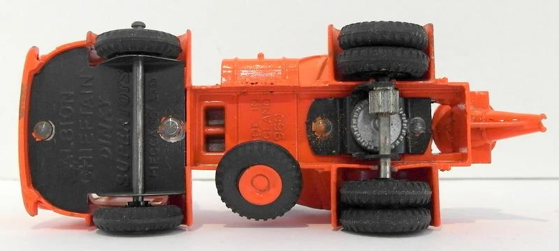 Vintage Dinky 960 - Lorry Mounted Concrete Mixer - Orange Black Wheels - Image 2