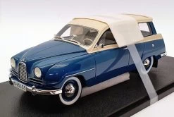 Cult Models 1/18 Scale Model Car CML090-1 - 1963 Saab 95 - Blue/White