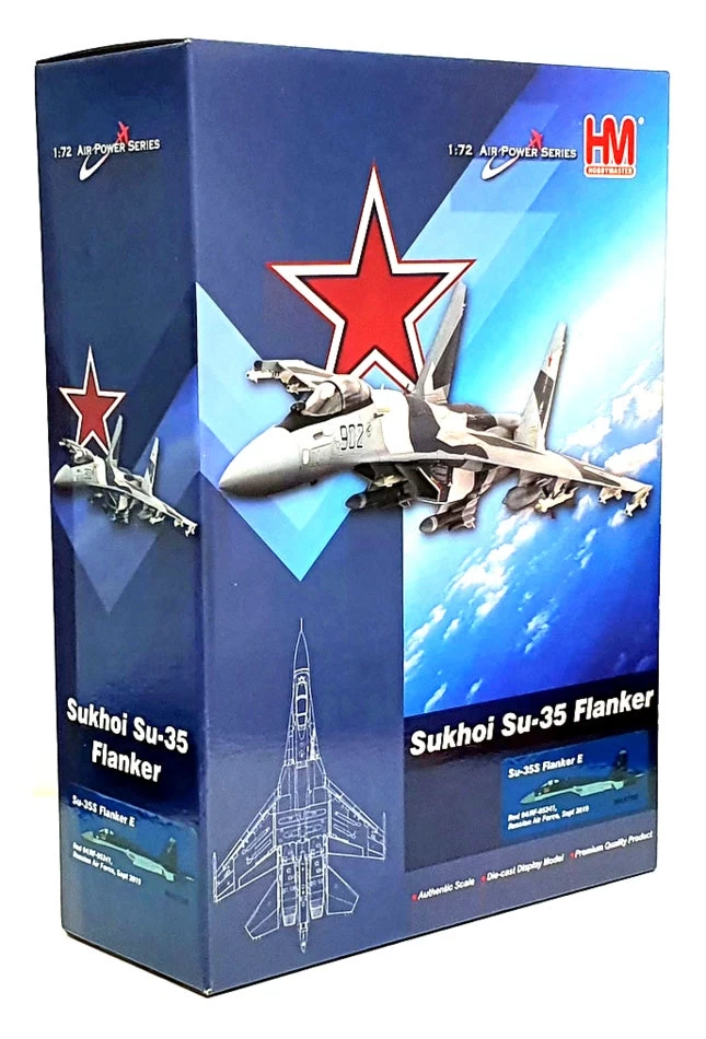 Hobby Master 1/72 Scale HA5708 - Sukhoi Su-35S Flanker E Aircraft - Image 5