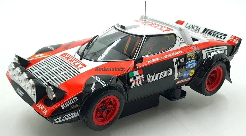 Kyosho 1/18 Scale Diecast 08130D Lancia Stratos HF 1978 Hunsruck #1 Pirelli
