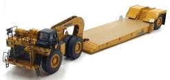 Norscot 1/50 Scale Diecast 55220 CAT 784C Tractor Towhaul Classic Lowboy Trailer