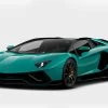 1/18 MR Collection Lamborghini Aventador Ultimae (Blu Glauco Blue) Resin Car Model Limited 49 Pieces