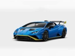 1/18 MR Collection Lamborghini Huracan STO (Blu Nethuns Blue With Giallo Belenus Frames) Resin Car Model Limited 25 Pieces