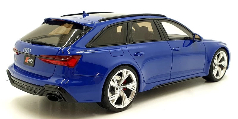 GT Spirit 1/18 Scale Resin GT854 - Audi RS6 Avant Tribute - Blue - Image 2