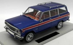 LS Collectibles 1/18 Scale - LS037A Grand Wagoneer Jeep Metallic Blue