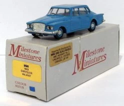 Milestone Miniatures 1/43 Scale MM1 - 1960 Chrysler Valiant - Blue