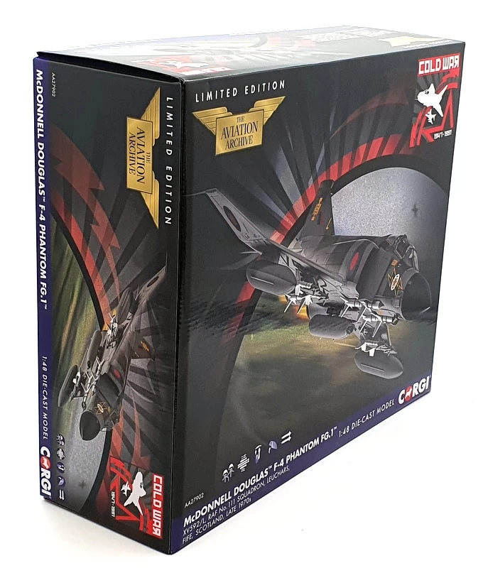 Corgi 1/48 Scale Diecast AA27902 - McDonnell Douglas Phantom RAF 1970 - Image 8