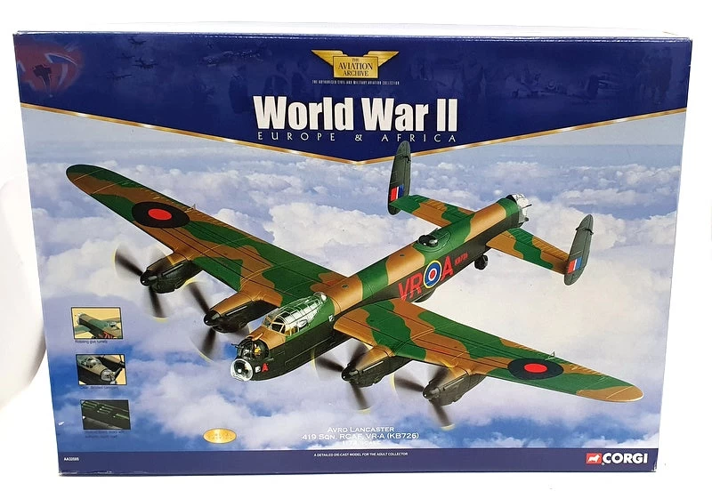 CORGI 1/72 AA32605 AVRO LANCASTER 419 SQN. RCAF, VR-A (KB726) - Image 9