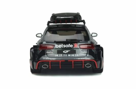 GT Spirit 1/18 Scale GT321 - 2017 Audi A6 RS6 DTM Avant - Black - Image 6