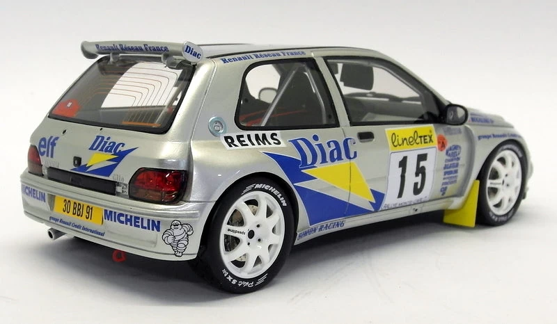 Otto 1/18 Scale OT289B Renault Williams Clio + Traffic Van / Trailer Rally Set - Image 6