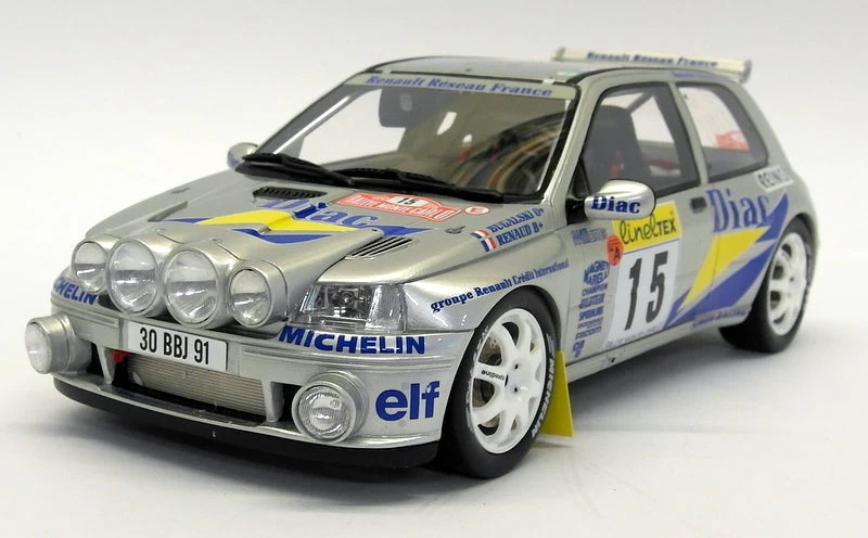 Otto 1/18 Scale OT289B Renault Williams Clio + Traffic Van / Trailer Rally Set - Image 11