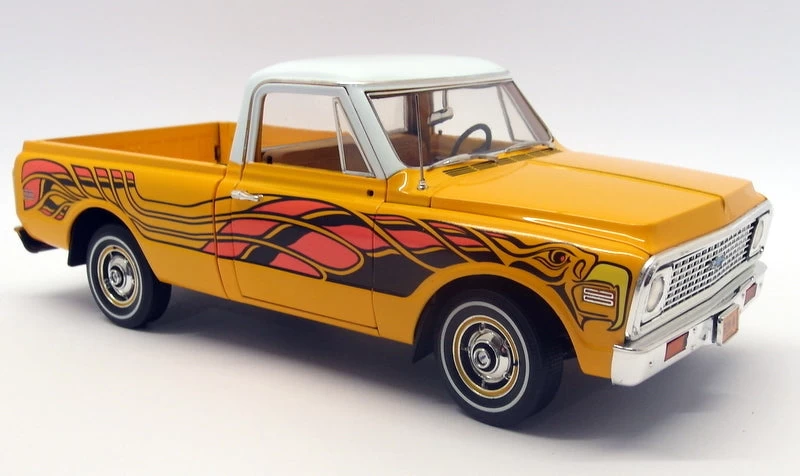 Highway 61 1/18 Scale - 50879 Chevy Fleetside Pickup Yellow Eagle - Image 6