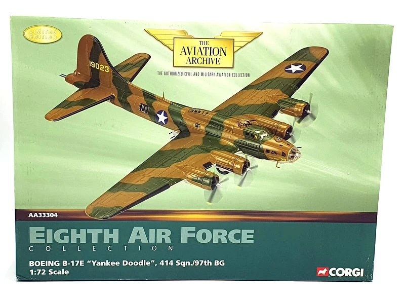 Corgi 1/72 Scale Diecast AA33004 Boeing B-17E Yankee Doodle 414 SQN - Image 5